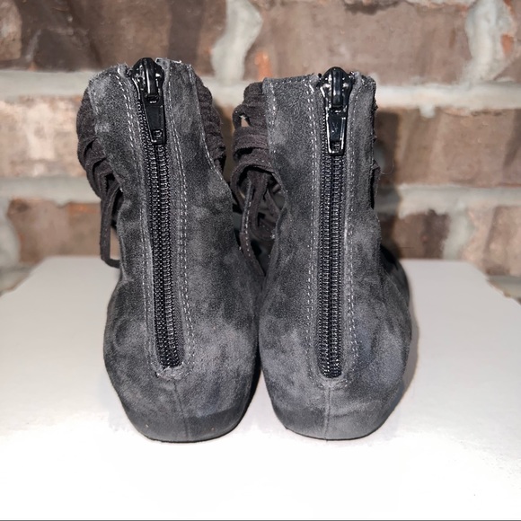 Blue suede flats - Picture 5 of 8